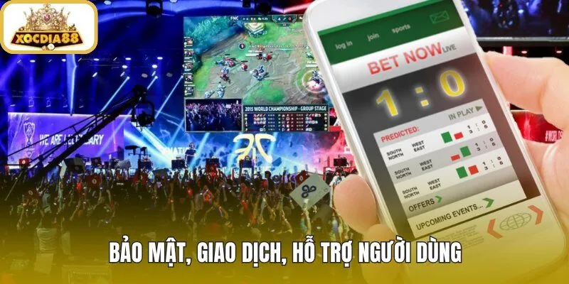 Esports xocdia88 với bảo mật tài khoản và hỗ trợ đa kênh