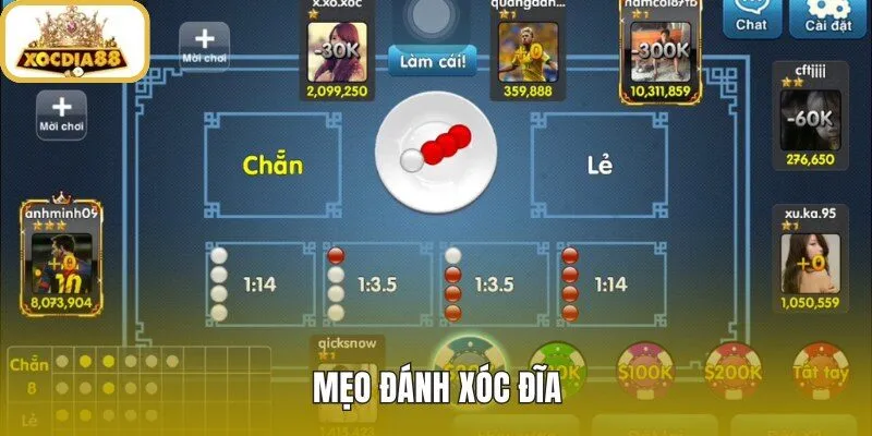 Mẹo Đánh Xóc Đĩa - Bắt Cầu Chia Vốn Kiểm Soát Xocdia88