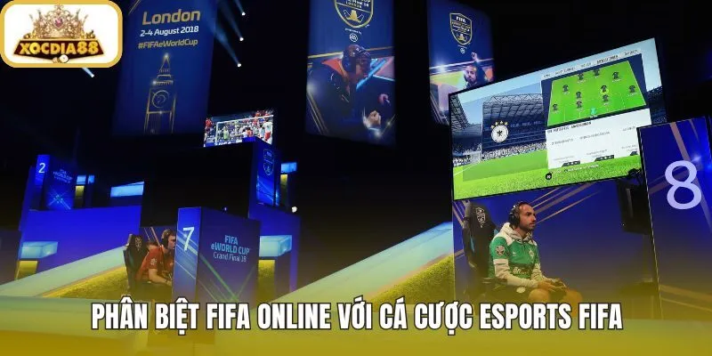 Cá cược fifa online giữa trận Esports FIFA và game FC Online