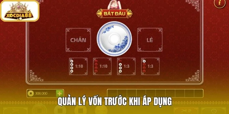 Xóc đĩa gấp thếp với điểm dừng vốn rõ ràng